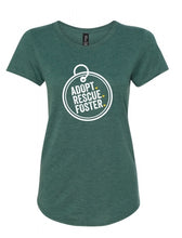 Load image into Gallery viewer, Adopt.Rescue. Foster. Ladies Tee
