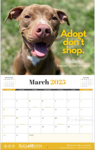 Dog Calendar - 2025 Rescue Dog Calendar