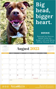 Dog Calendar - 2025 Rescue Dog Calendar