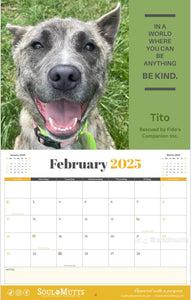 Dog Calendar - 2025 Rescue Dog Calendar