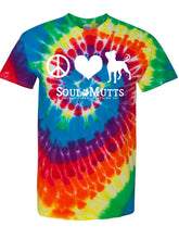 Load image into Gallery viewer, Peace, Love, Pittie Tie Dye T-Shirt