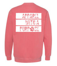 Load image into Gallery viewer, Apparel with a purpose garment dyed sweatshirt