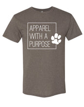 Load image into Gallery viewer, Apparel With A Purpose Paw Print Triblend Unisex T-Shirt