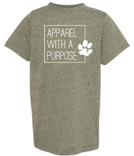 Load image into Gallery viewer, Apparel with a Purpose Melange T-shirt (Toddler &amp; Youth)
